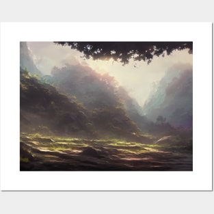 landscape pictures for wall grassy Posters and Art